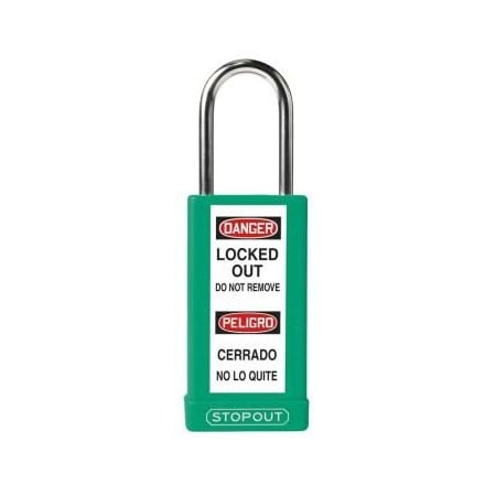 Accuform STOPOUT PLASTIC BODY ALUMINUM KDL818GN KDL818GN